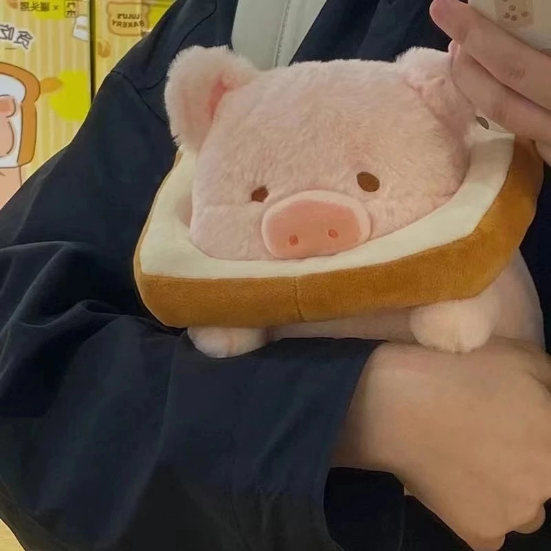Peluche Kawaii Lulu Pig en forme de pain. – Image 9
