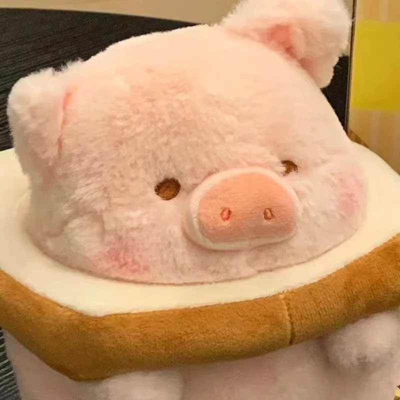 Peluche Kawaii Lulu Pig en forme de pain. – Image 5