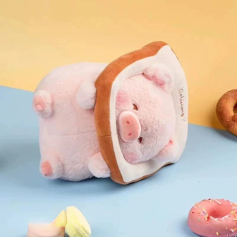 Peluche Kawaii Lulu Pig en forme de pain. – Image 4