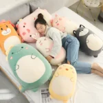 Peluche Kawaii 45/80 cm – Coussin doux et moelleux.