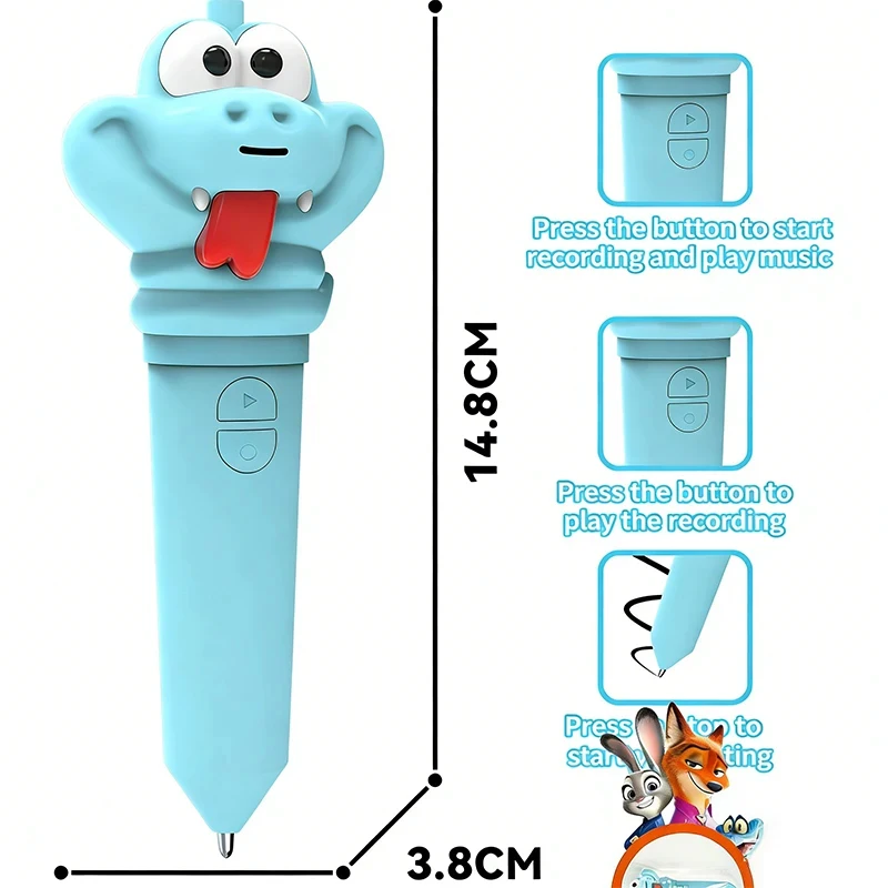Tour de cou et stylo enregistreur en forme de carotte – Image 3