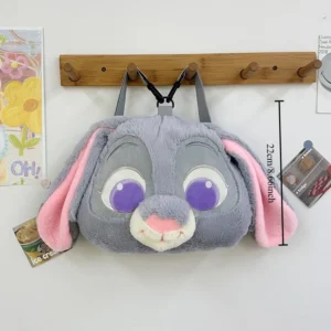 Sac à dos en peluche mignon (renard ou lapin)