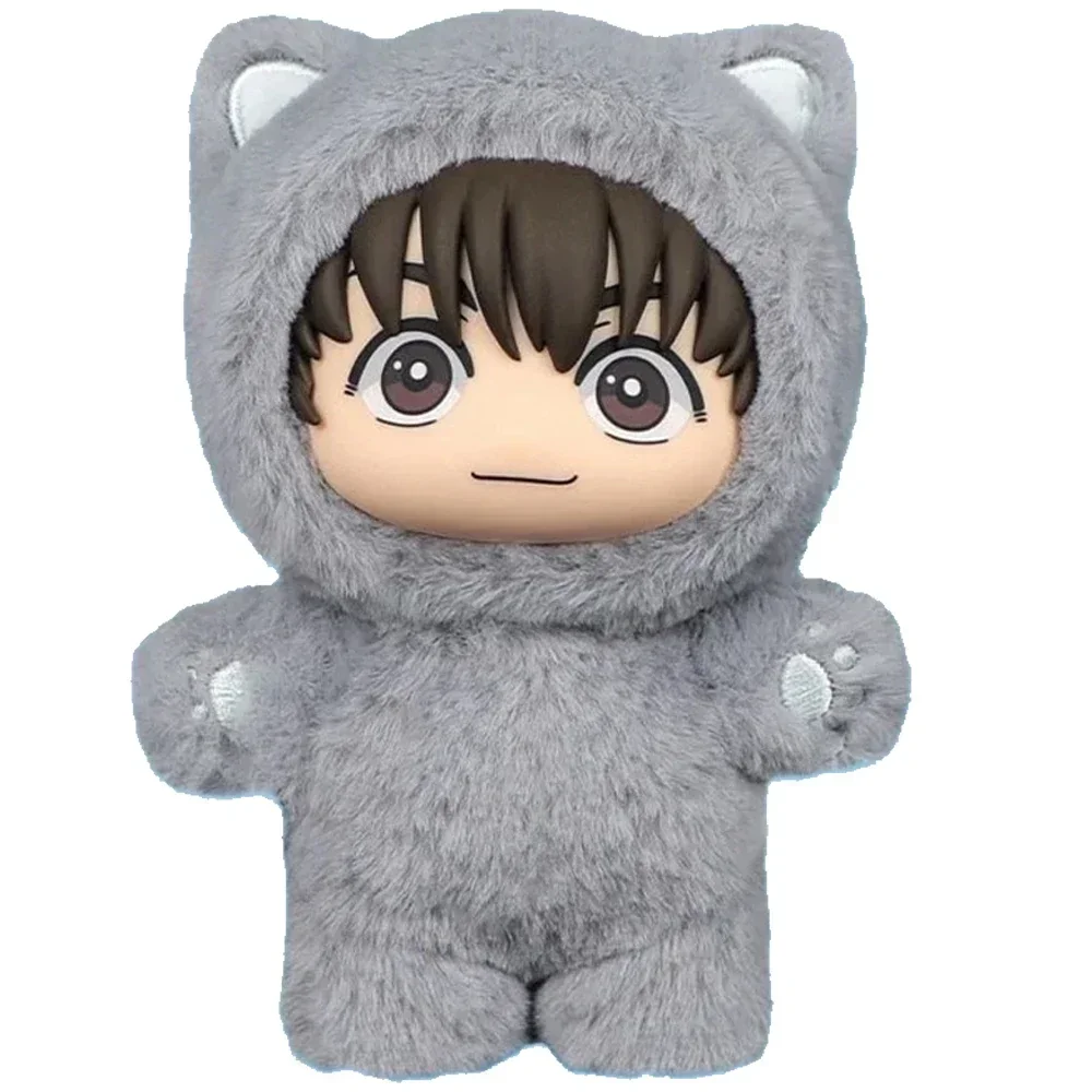 Peluche poupée avec sweat à capuche et oreilles de chat mignonnes – Image 2