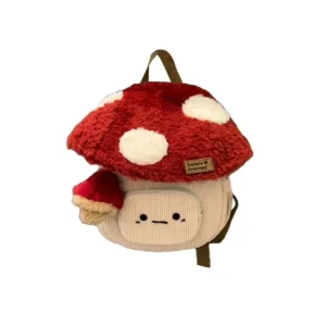 Sac à dos fantaisie pour femme en forme de champignon