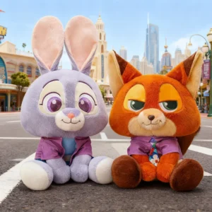 Nouvelle peluche mignonne de 35 cm – Renard et Lapin