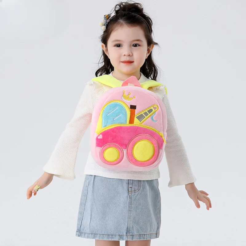 Sac à dos en peluche créatif et mignon pour enfants (hommes et femmes) – Image 3