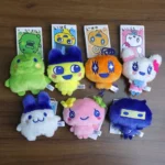 Porte-clés et pendentifs Tamagotchi  – personnages Mametchi, Mimitchi.