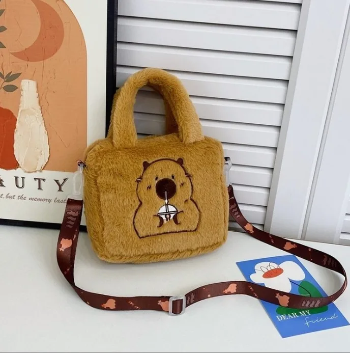 Sac à dos en peluche Capybara – Animal en peluche doux et mignon – Image 8