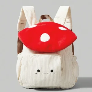 Sac à dos fantaisie pour femme en forme de champignon