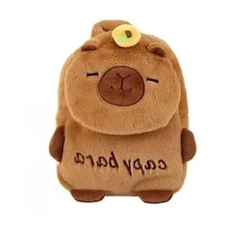 Adorable sac à dos en peluche Capybara – Image 7