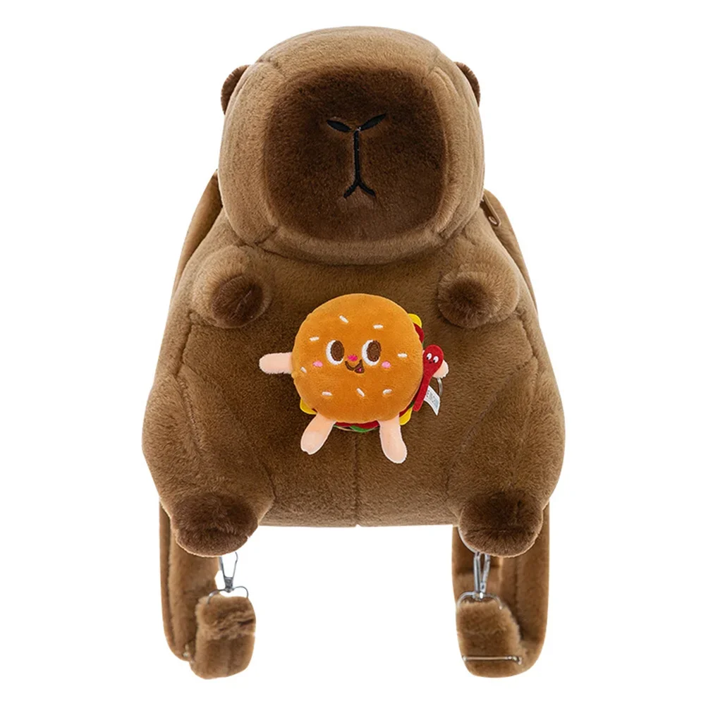 Sac à dos en peluche mignon en forme de capybara – Image 8