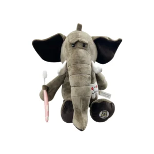 1 peluche dentaire en forme d'éléphant