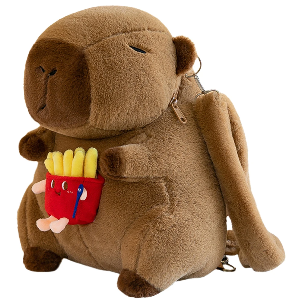 Sac à dos en peluche Capybara – Image 4