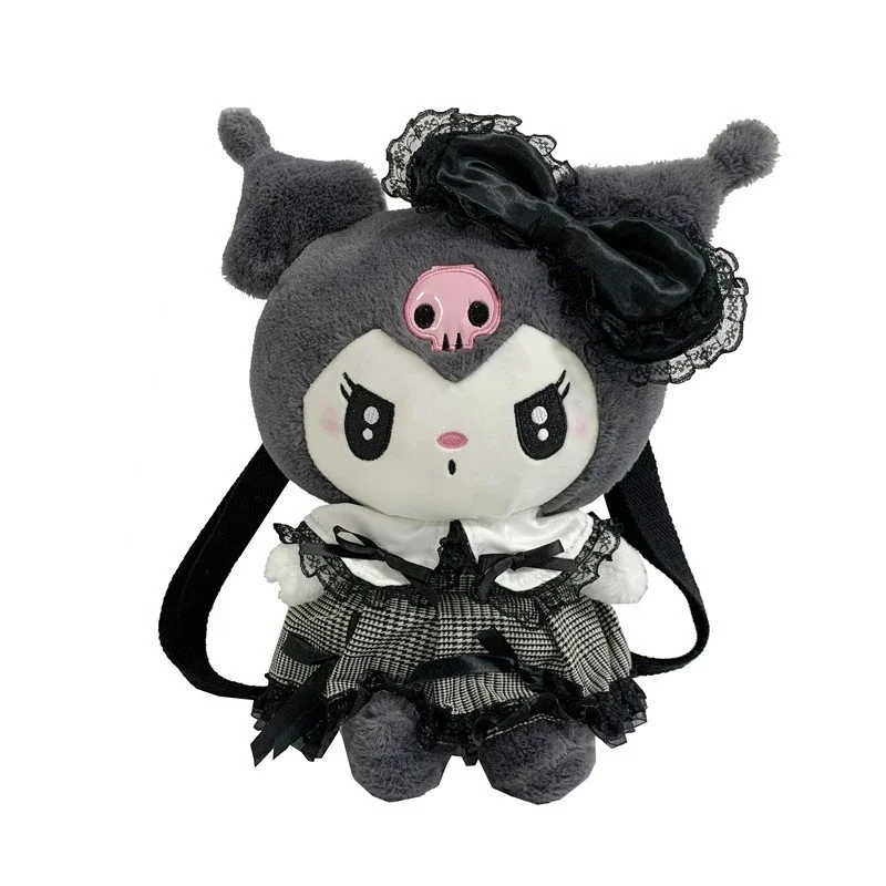 Grand sac à dos en peluche My Melody Kuromi – Image 3