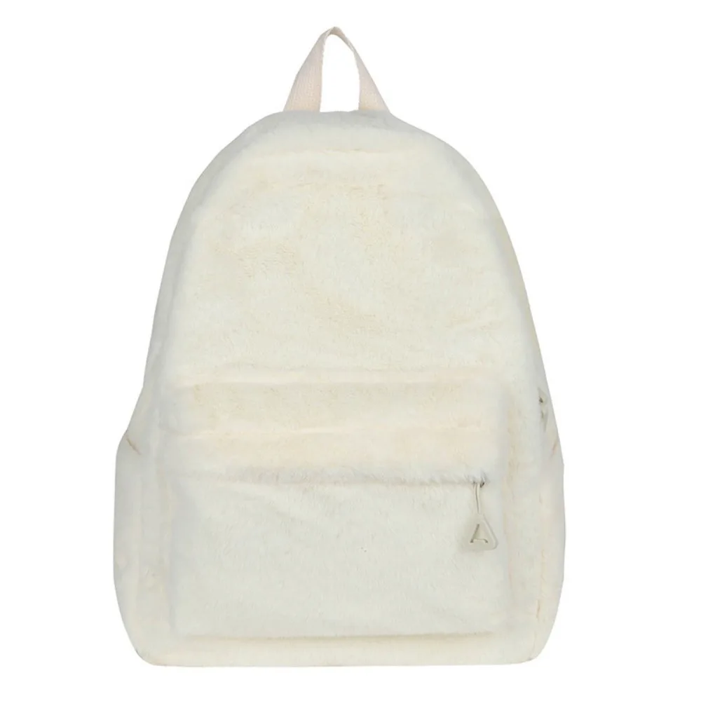 Sac à dos léger de couleur unie pour étudiante – Image 8