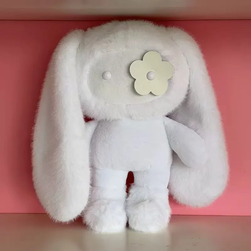 Porte-clés peluche JUJU Bunny – Lapin en peluche aux yeux fleuris – Image 12