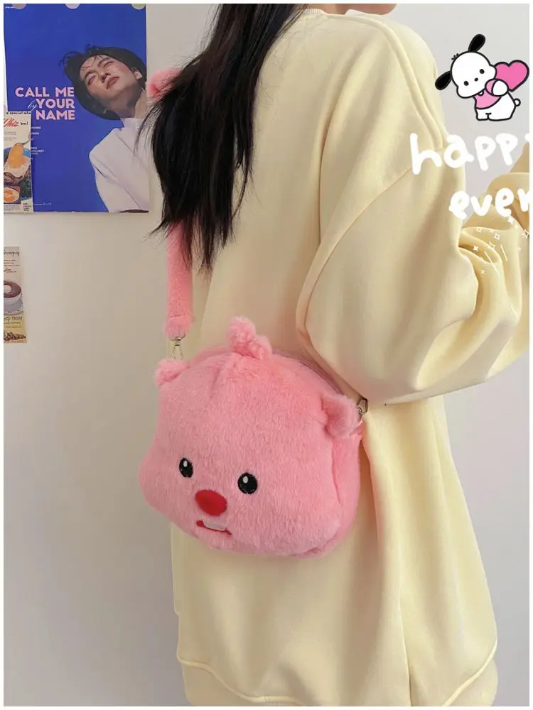 Sac bandoulière mignon en peluche – Style japonais tendance – Image 5