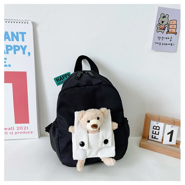 Adorable sac à dos en peluche en forme d'ours pour tout-petits – Image 6