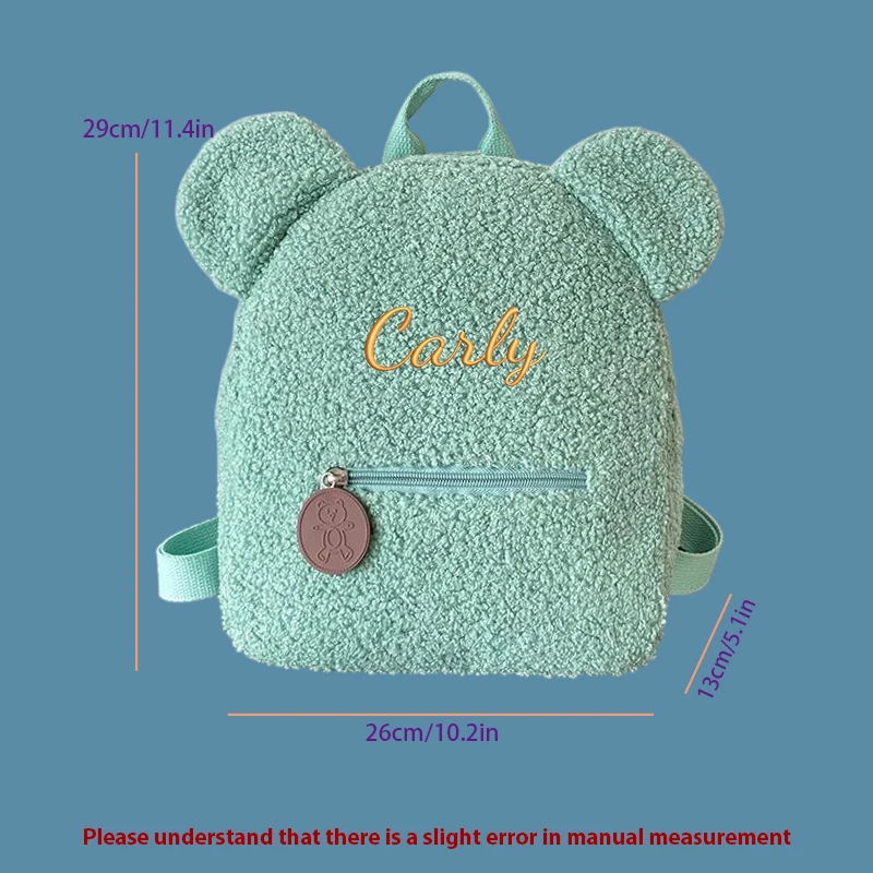 Sac à dos décontracté pour enfant, modèle ours en peluche – Image 8