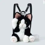 Sac à dos en peluche ultra-adorable et réaliste en forme de chat