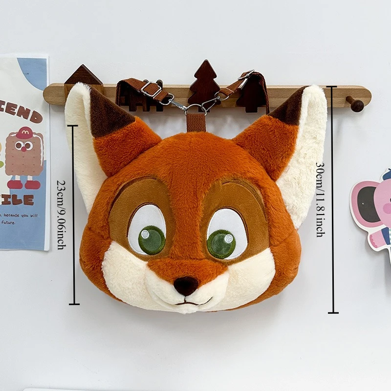 Sac à dos en peluche mignon (renard ou lapin) – Image 3