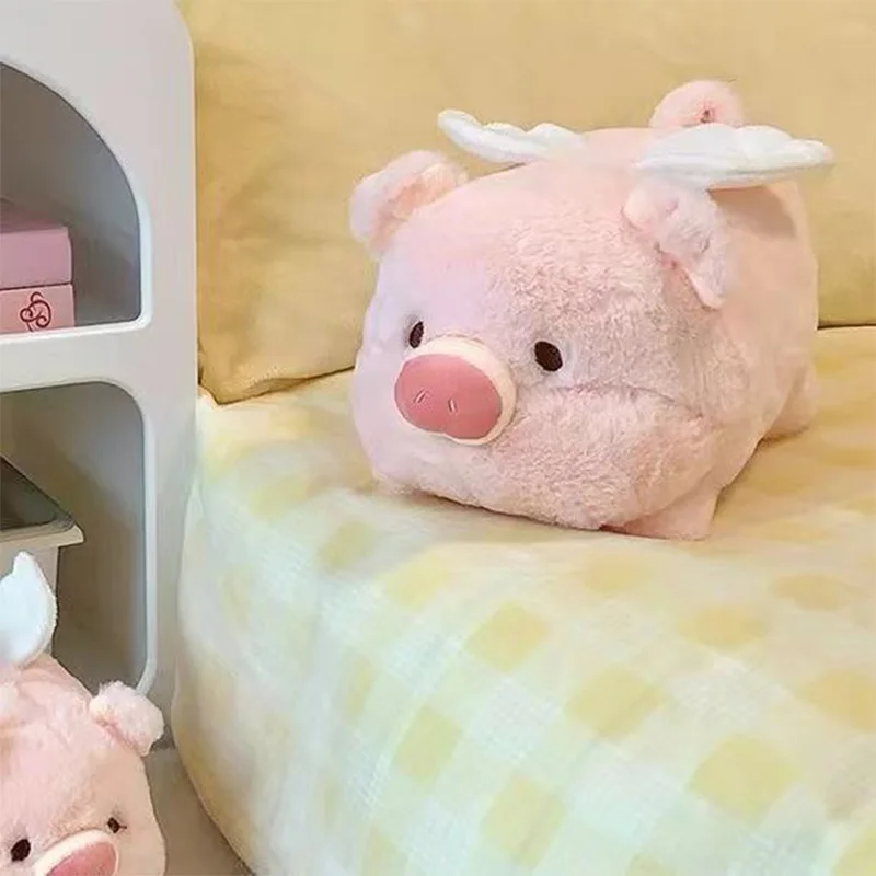 Peluche cochon volant rose de 20 cm – Peluche ailé et tout doux. – Image 5