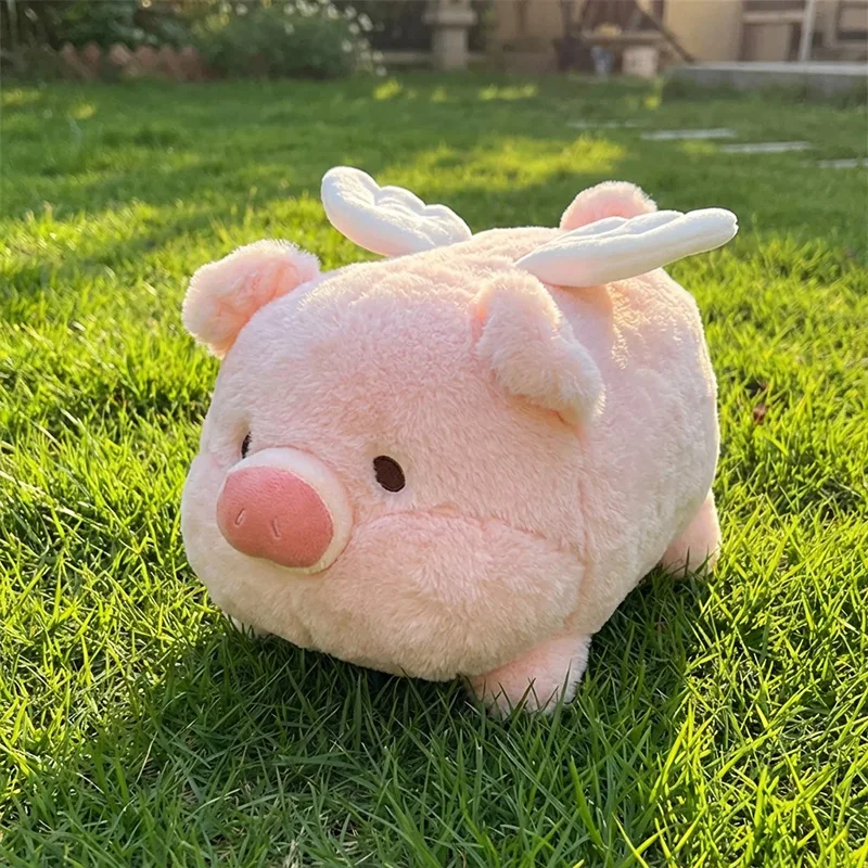 Peluche cochon volant rose de 20 cm – Peluche ailé et tout doux. – Image 2
