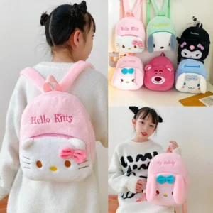 Sac à dos en peluche Sanrio Hello Kitty