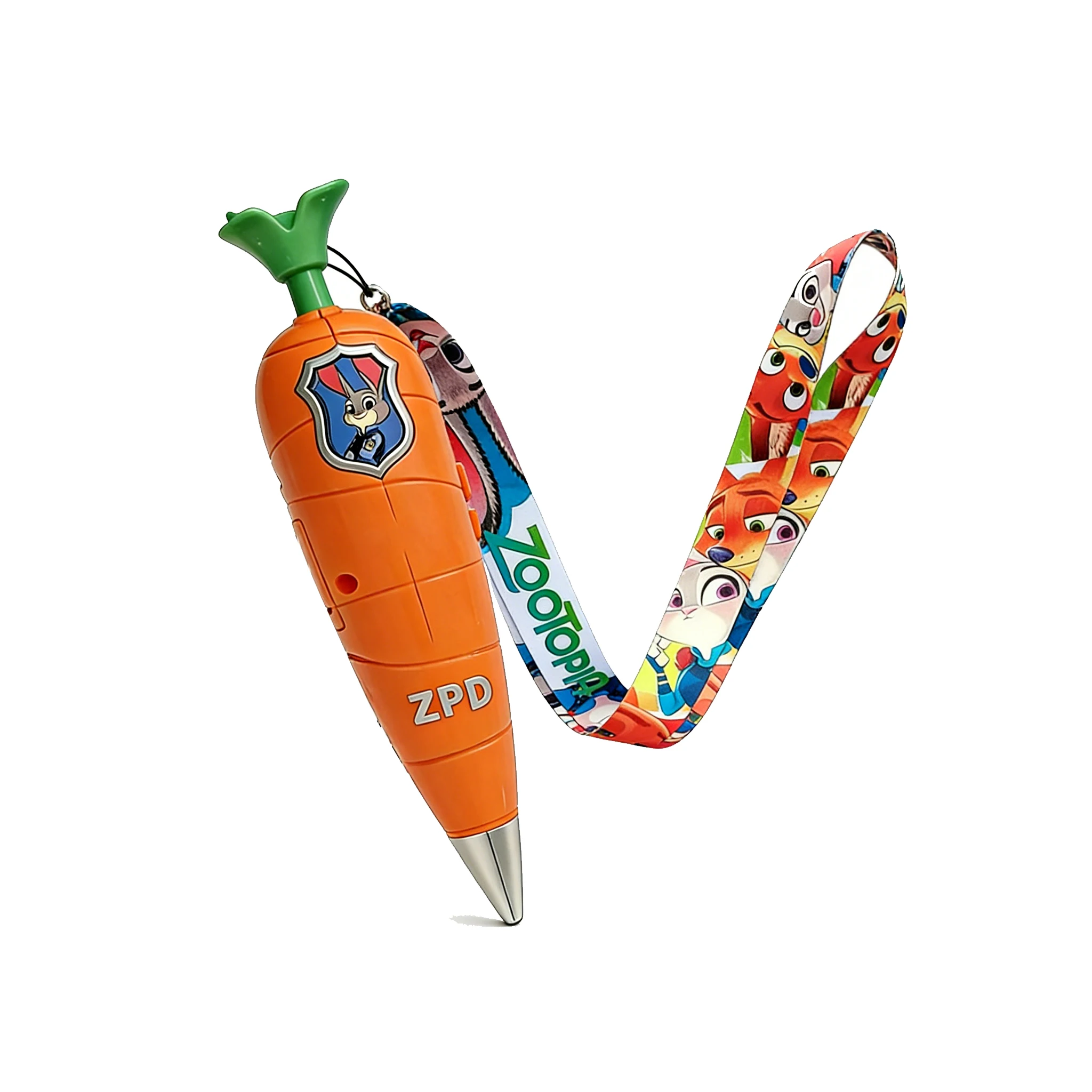 Tour de cou et stylo enregistreur en forme de carotte – Image 4