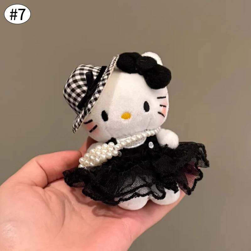 Adorable porte-clés en peluche Hello Kitty, breloque à suspendre pour sac – Image 10