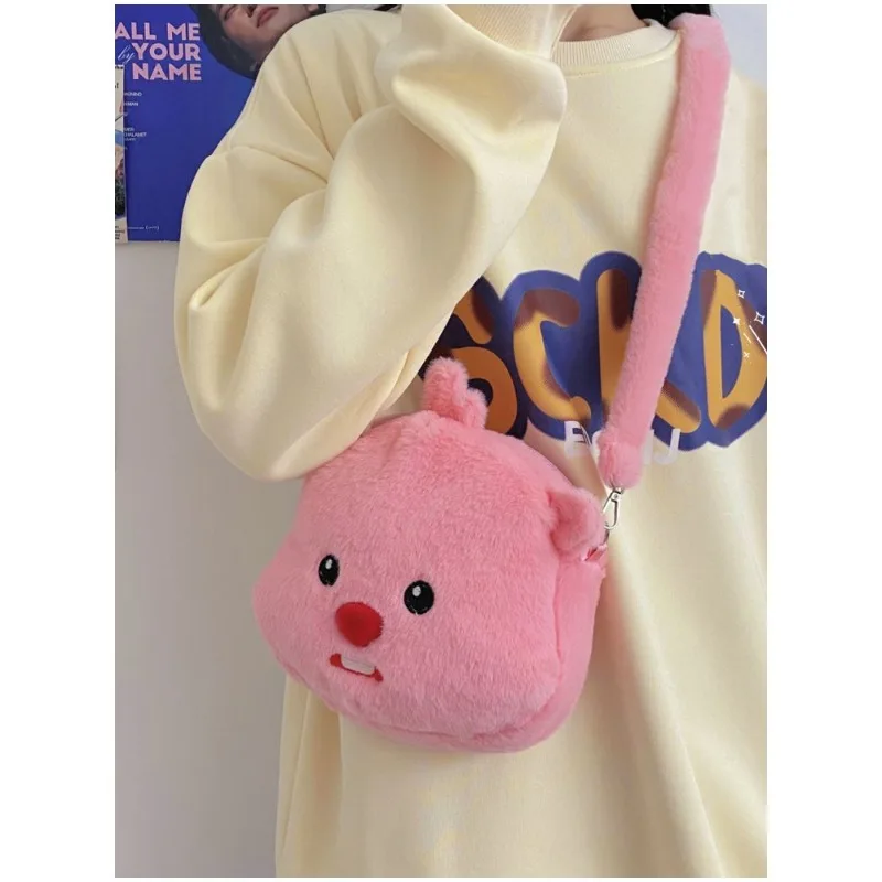 Sac bandoulière mignon en peluche – Style japonais tendance – Image 3