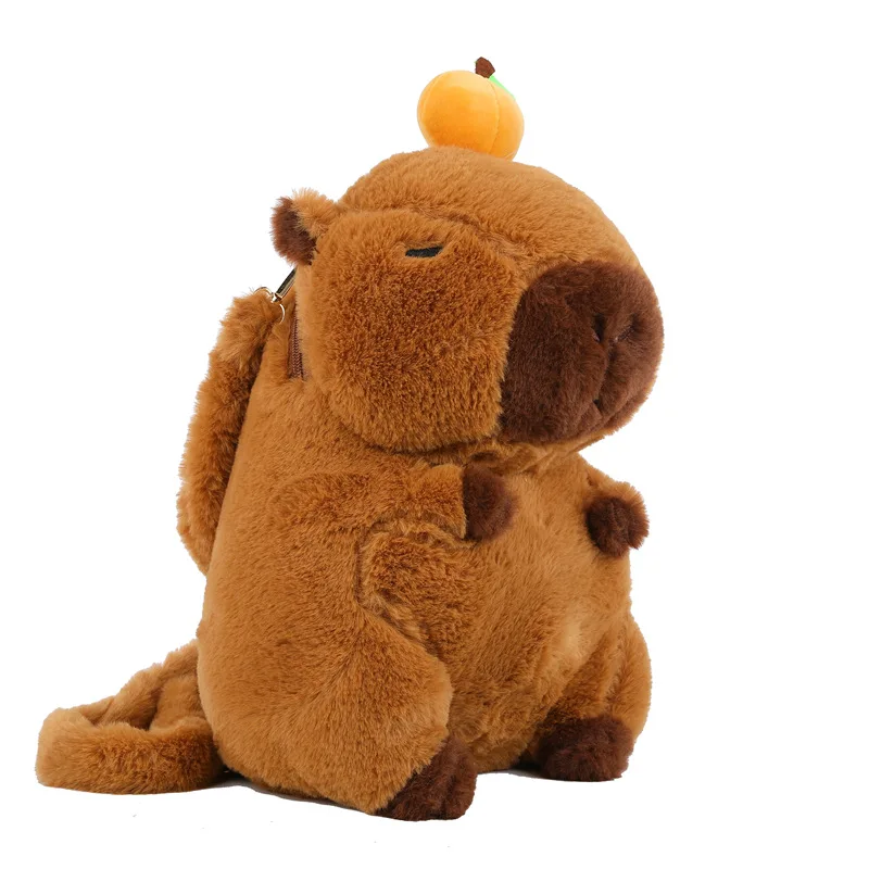 Sac à dos en peluche Capybara – Sac en fourrure – Sac pour enfants