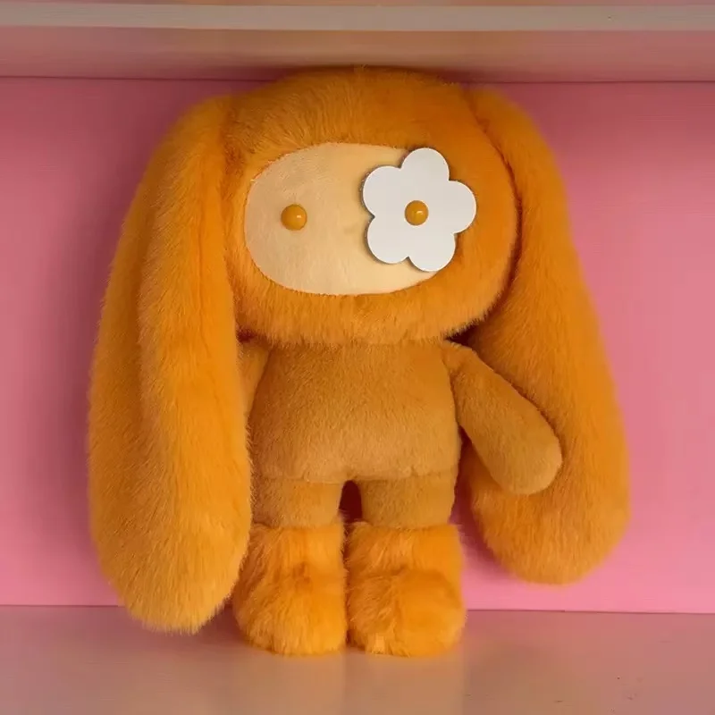 Porte-clés peluche JUJU Bunny – Lapin en peluche aux yeux fleuris – Image 15