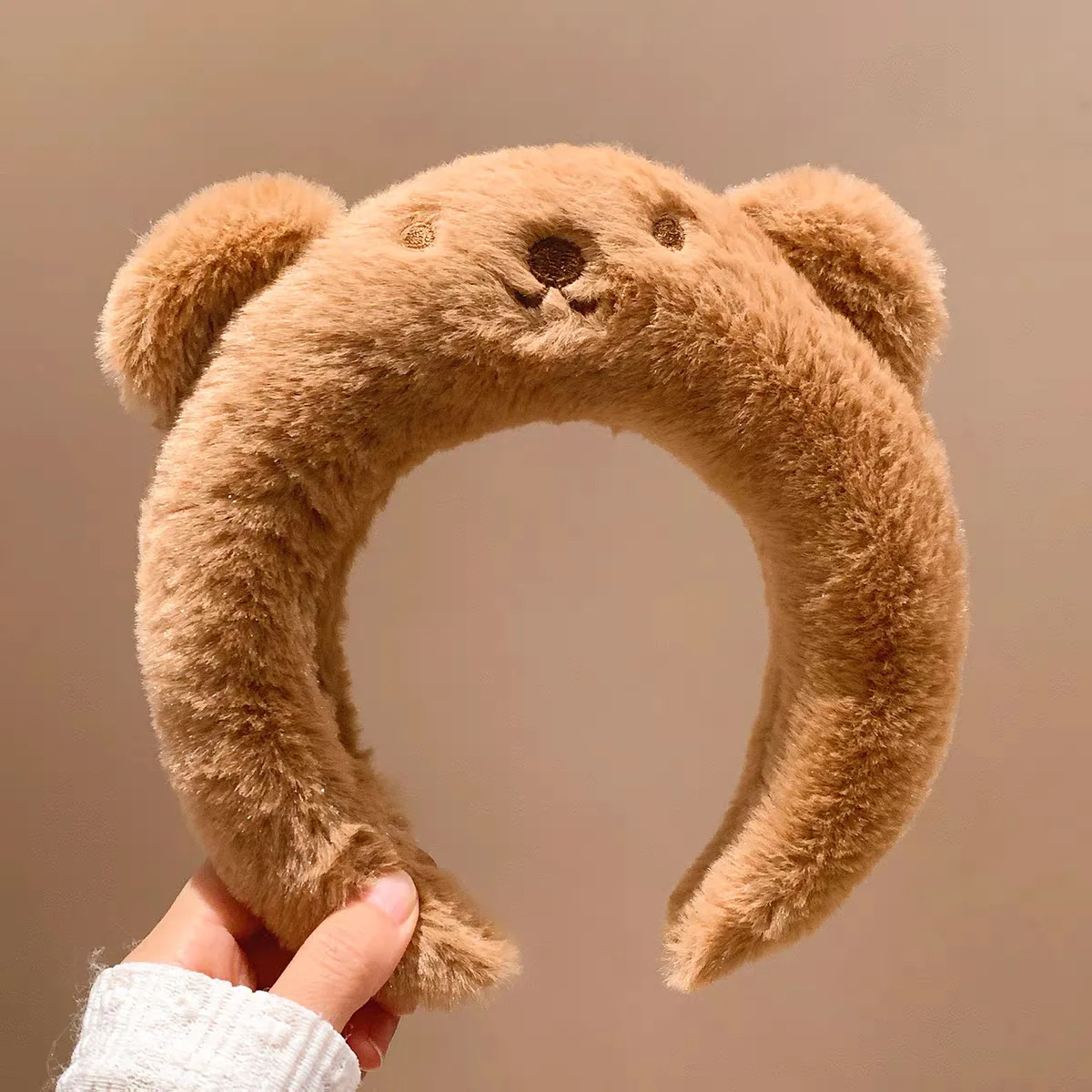 Serre-tête Miffy mignon en velours, accessoire pour cheveux pour filles. – Image 2
