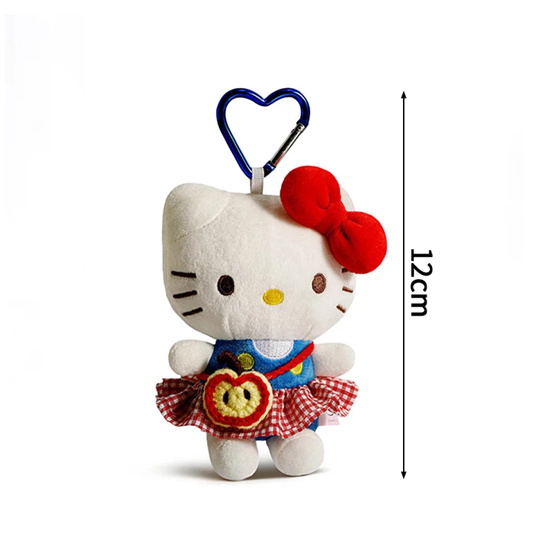 Adorable porte-clés en peluche Hello Kitty, breloque à suspendre pour sac – Image 11