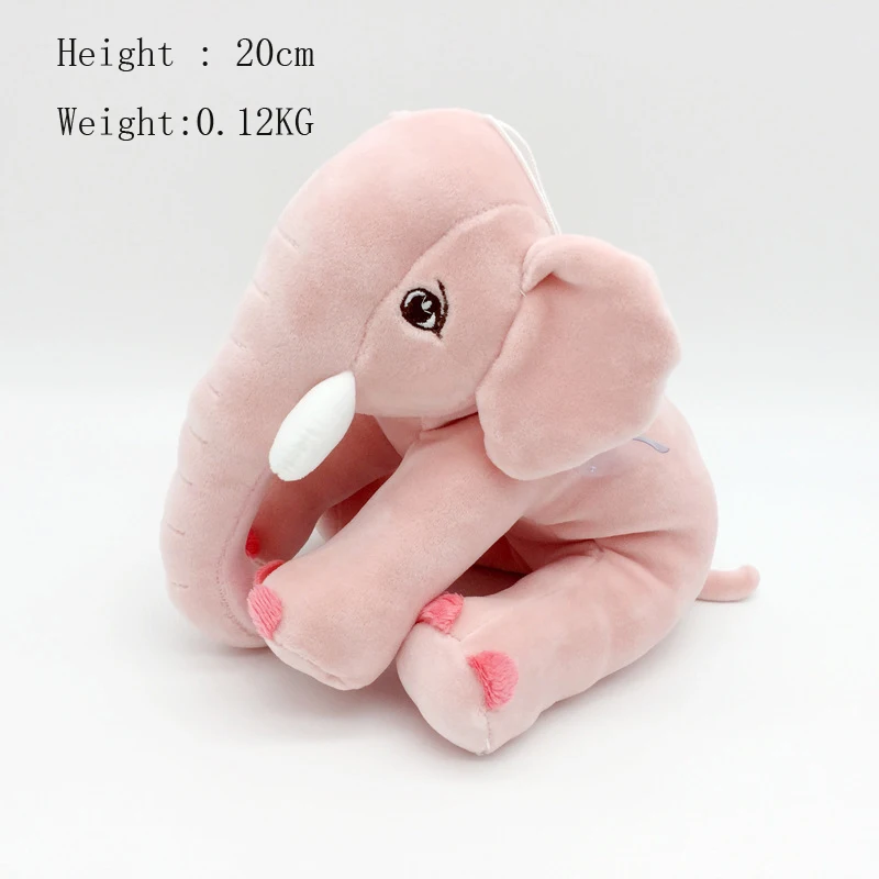 Peluche éléphant mignon de 20 cm.