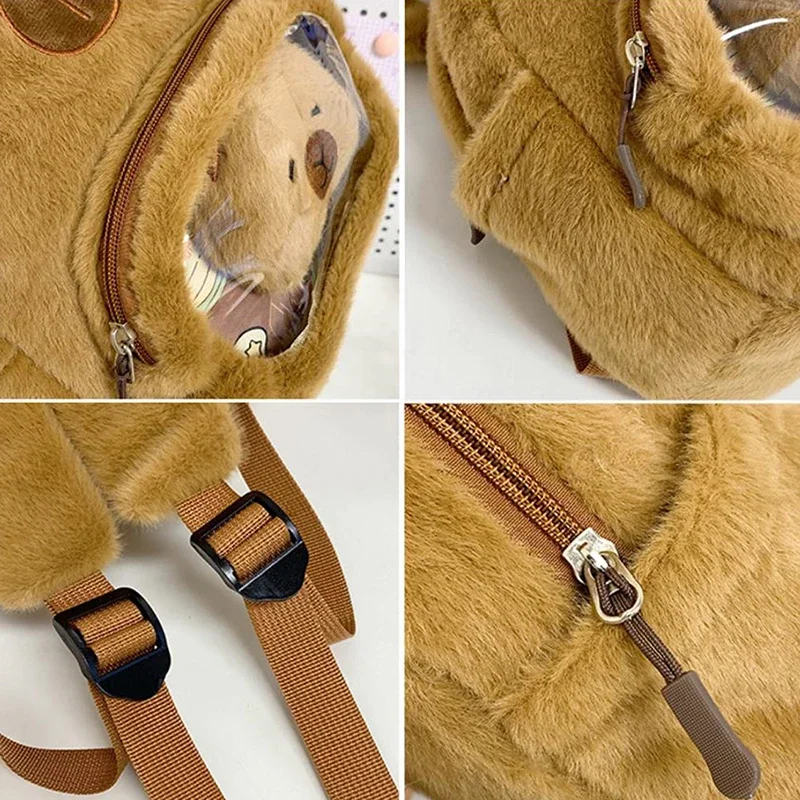 Nouveau sac à dos en peluche Capybara – Image 2