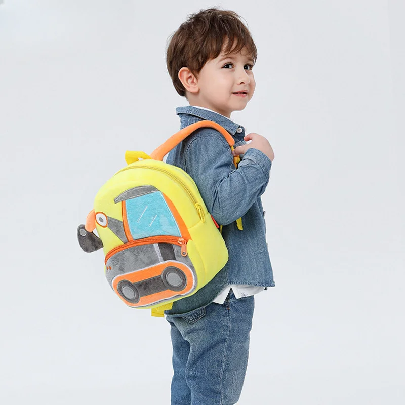 Sac à dos en peluche créatif et mignon pour enfants (hommes et femmes) – Image 2