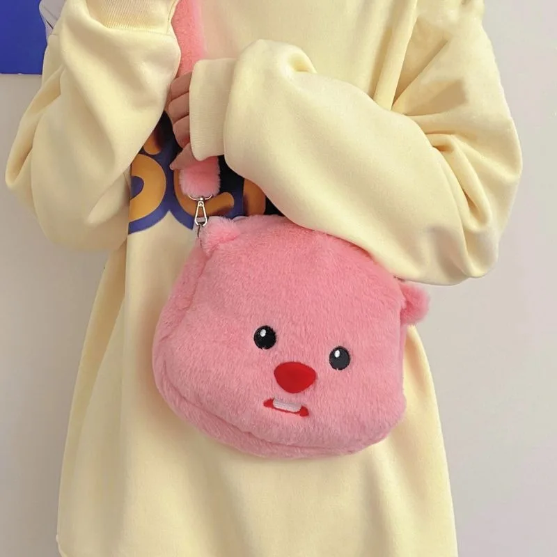 Sac bandoulière mignon en peluche – Style japonais tendance – Image 4