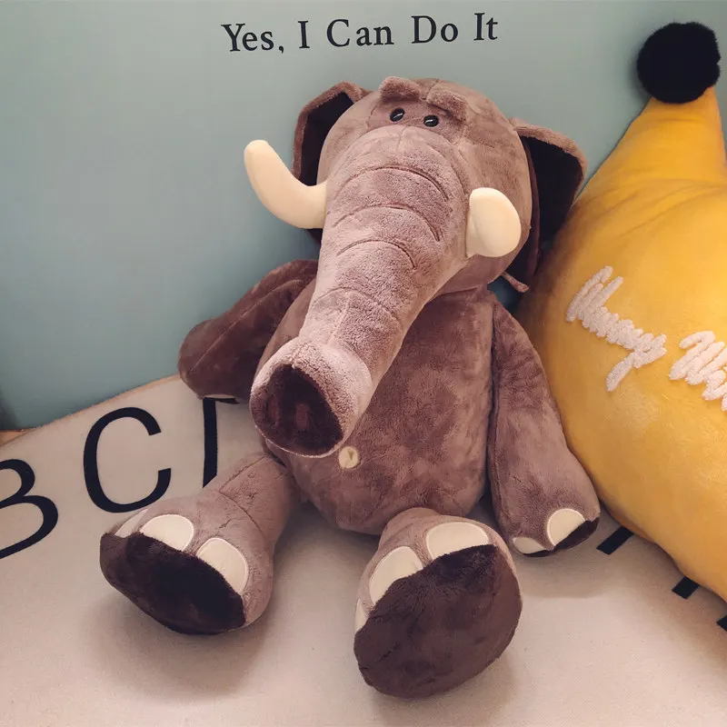 Adorable peluche éléphant – Coussin en peluche pour filles. – Image 3