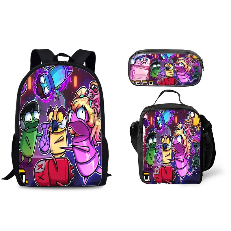 Sac à goûter et trousse – Cadeau pour enfants et élèves – Image 4