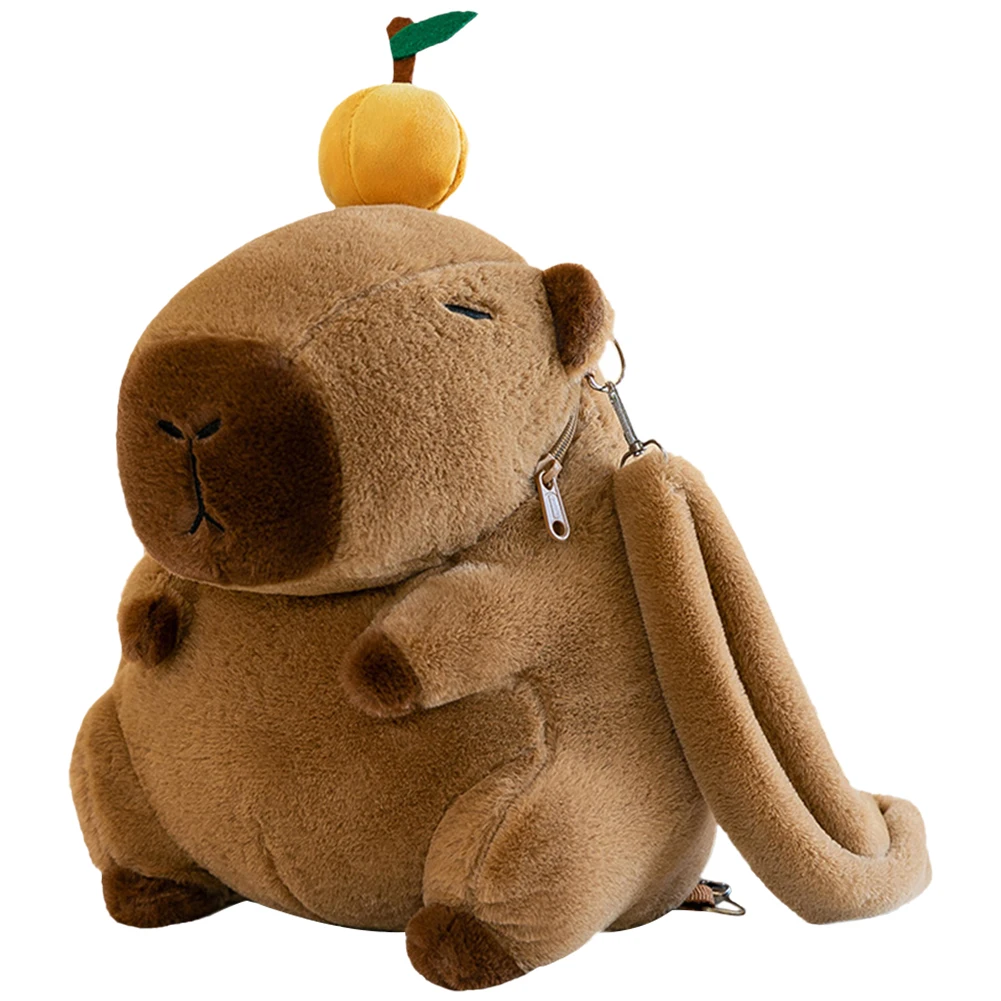 Sac à dos en peluche Capybara – Image 5
