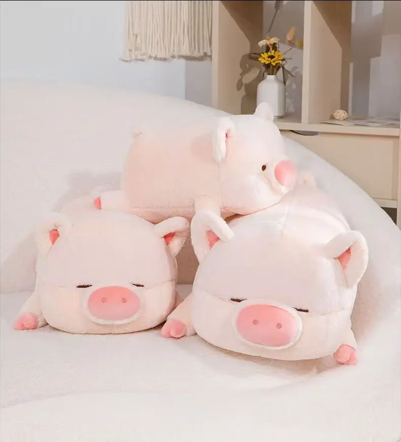 Peluche cochon rose tout doux, adorable coussin – Image 10