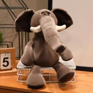 Nouvelle peluche kawaii en forme d'animal de la forêt.
