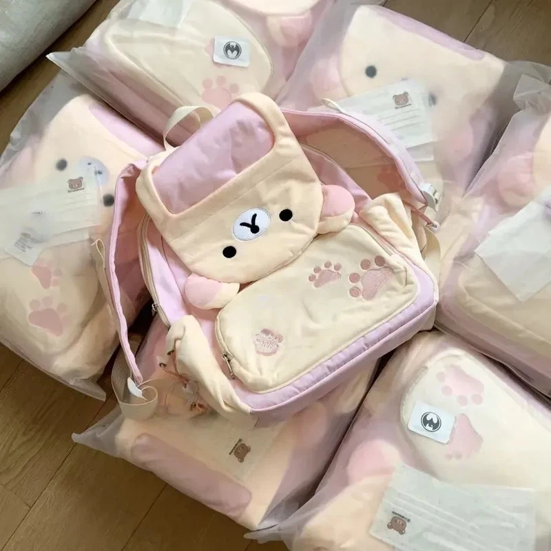 Adorable sac à dos Rilakkuma (style japonais) à ouverture complète – Image 4