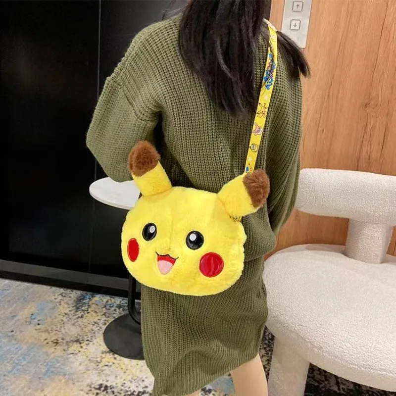 Sac à dos en peluche Pikachu 30 cm – Style anime japonais, pour filles. – Image 4