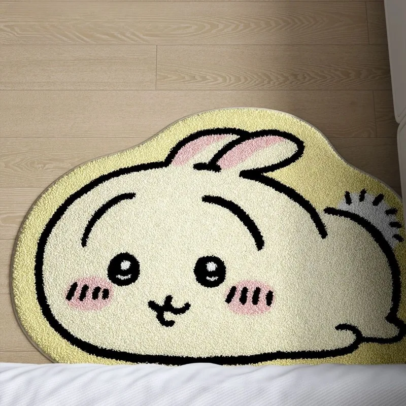 Tapis Chiikawa style dessin animé, coussin pour voiture