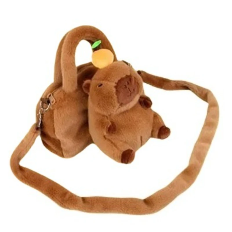 Adorable sac à dos en peluche Capybara – Image 6