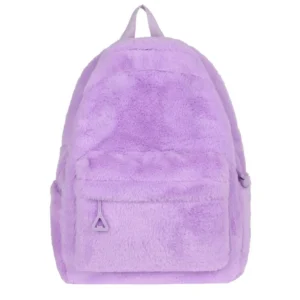 Sac à dos léger de couleur unie pour étudiante