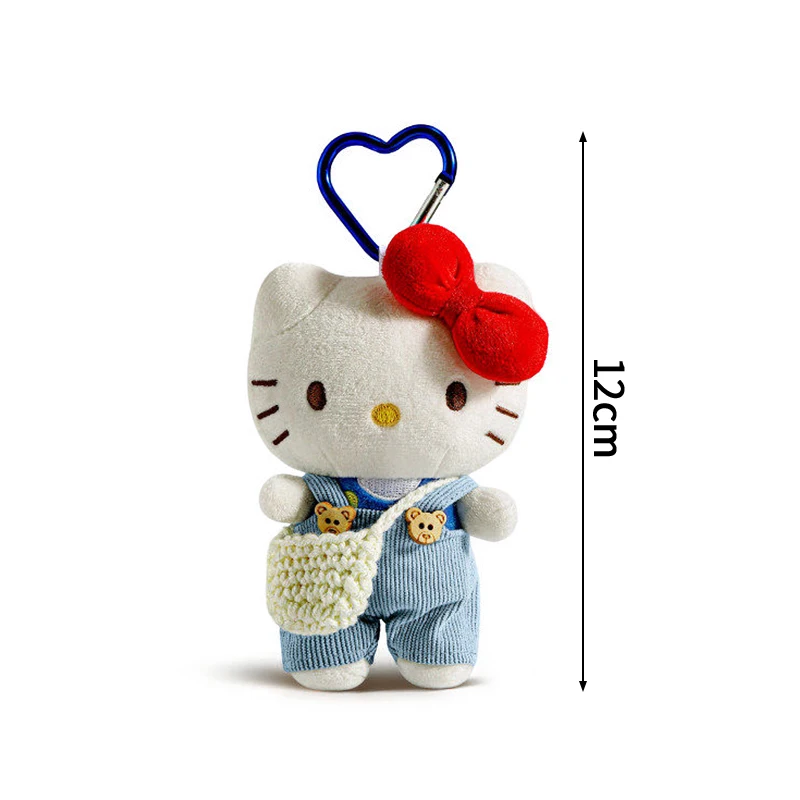 Adorable porte-clés en peluche Hello Kitty, breloque à suspendre pour sac – Image 26